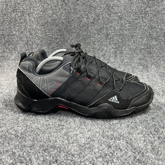 Adidas AX2 Hiking Shoes Men's 10 Black Traxion Athletic Trail Running Sneakers - Picture 1 of 13